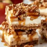 Caramel Apple Cheesecake Bars