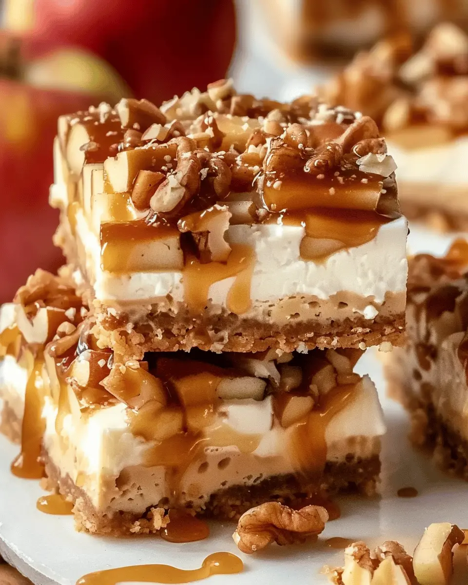 Caramel Apple Cheesecake Bars: The Best Indulgent Treat at Home