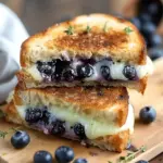 Crispy Blueberry Grilled Cheese
