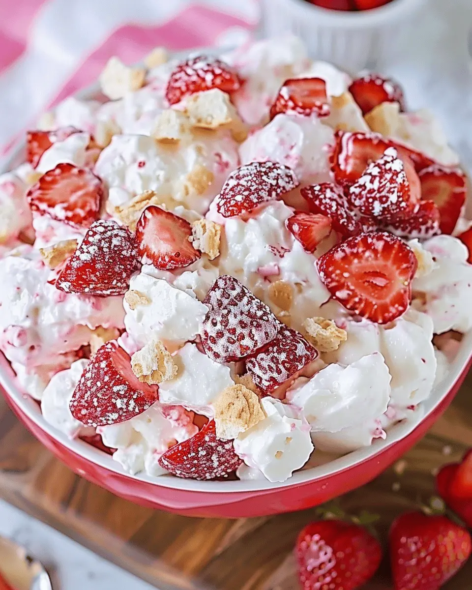 Strawberry Shortcake Fluff Salad Recipe – Easy, Delicious Delight