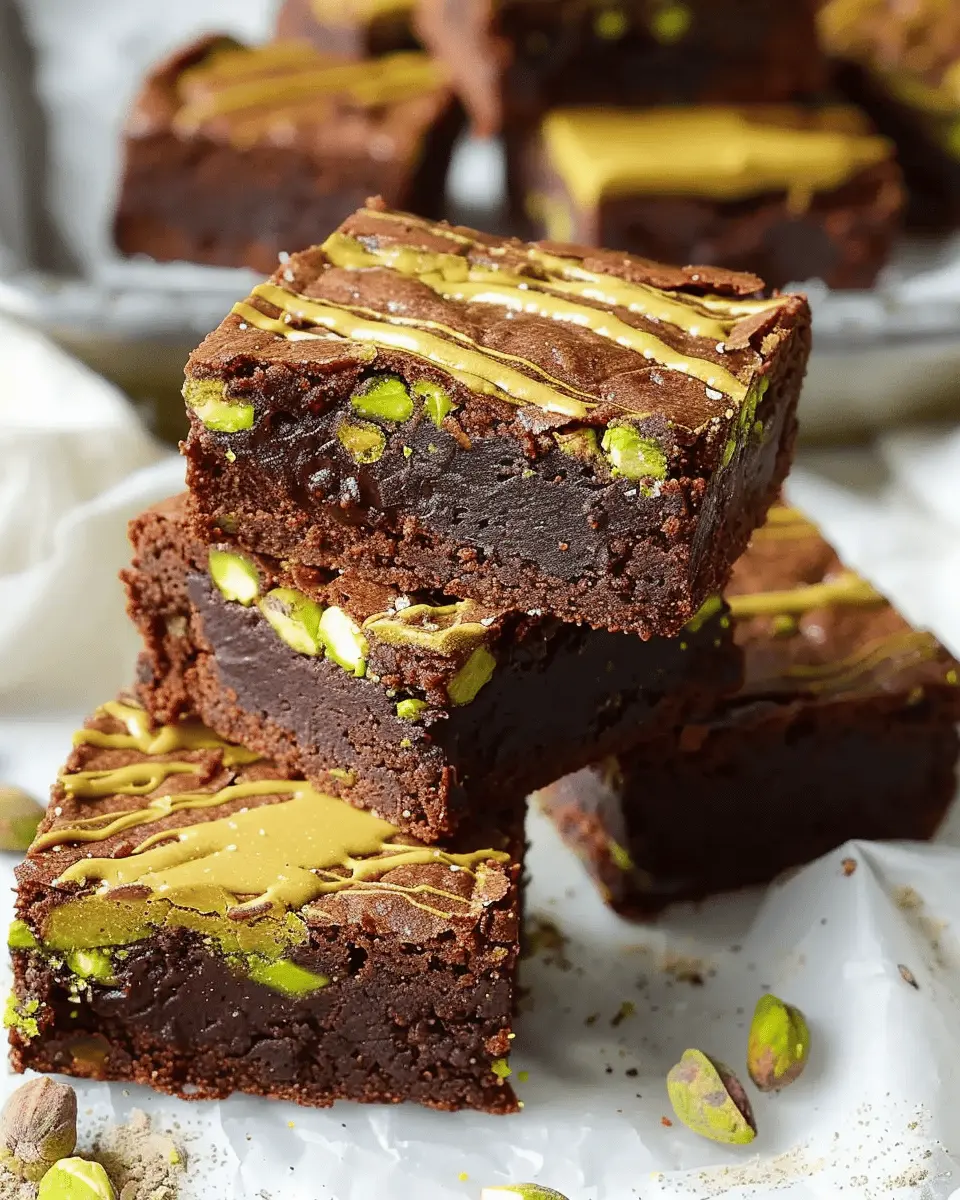 Pistachio Chocolate Brownies: The Best Indulgent Treat for You