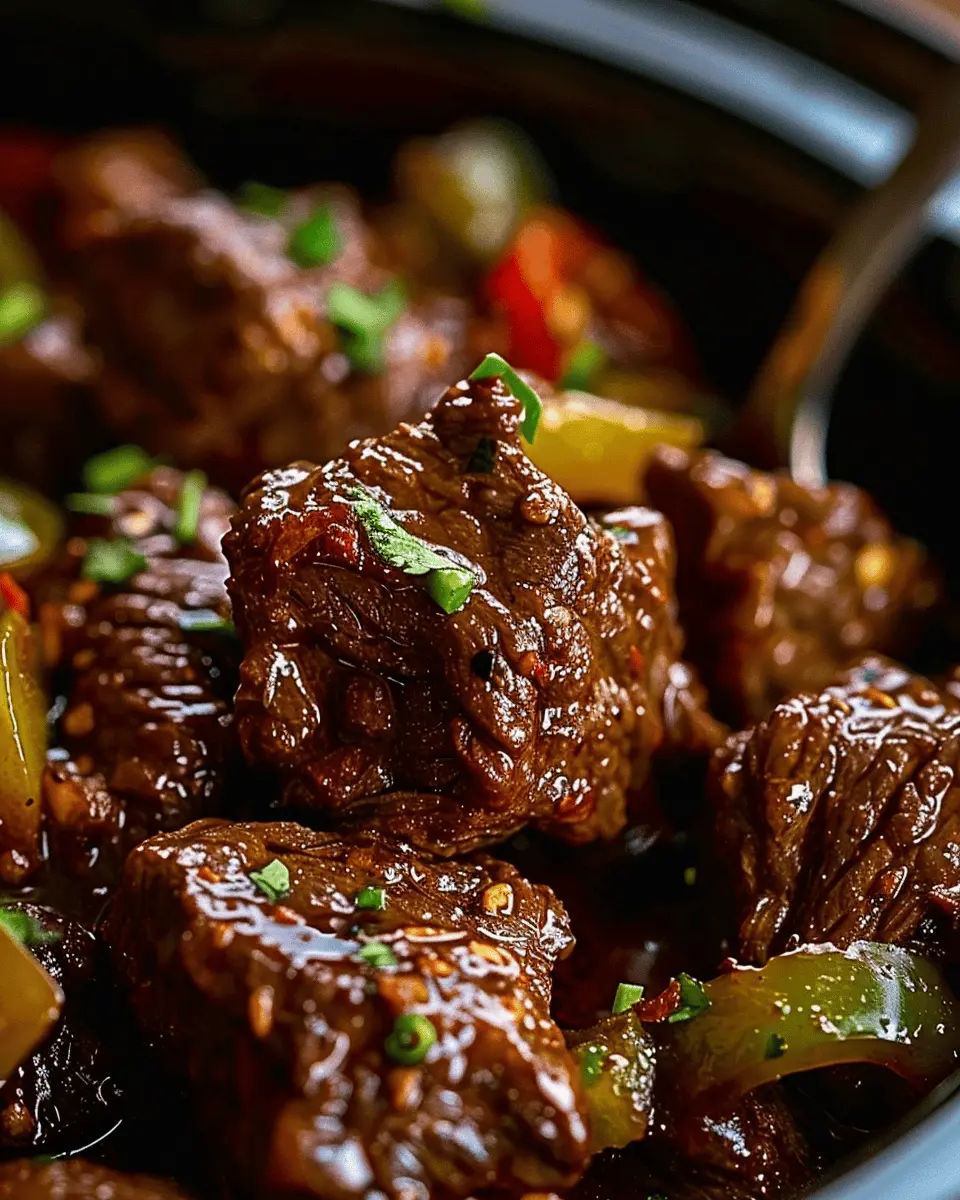 Pepper Steak in a Crock Pot: Easy and Juicy Family Favorite