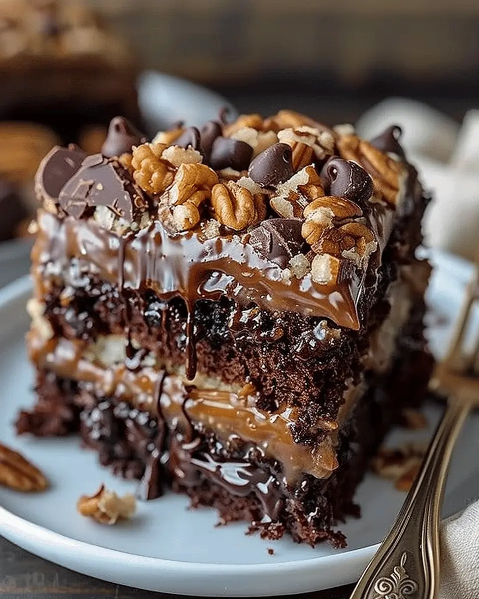 German Chocolate Poke Cake: The Best Indulgent Treat at Home