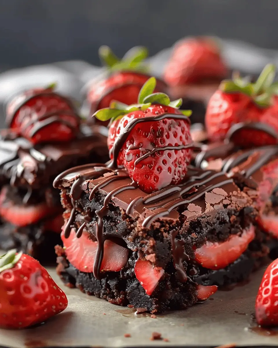 Chocolate Covered Strawberry Brownies: The Ultimate Indulgent Treat