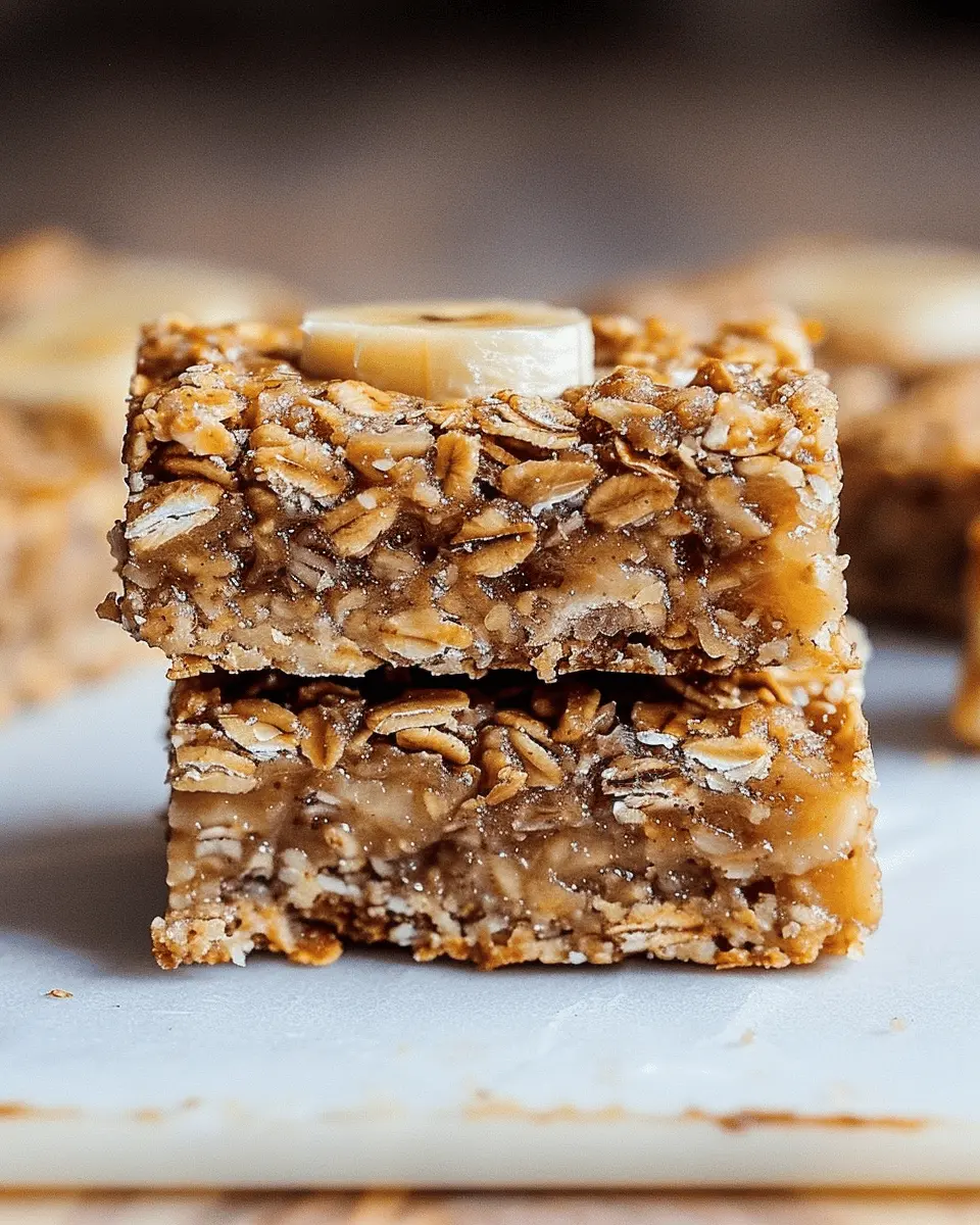 Banana Oatmeal Bars: Easy, Wholesome Treat for Everyone
