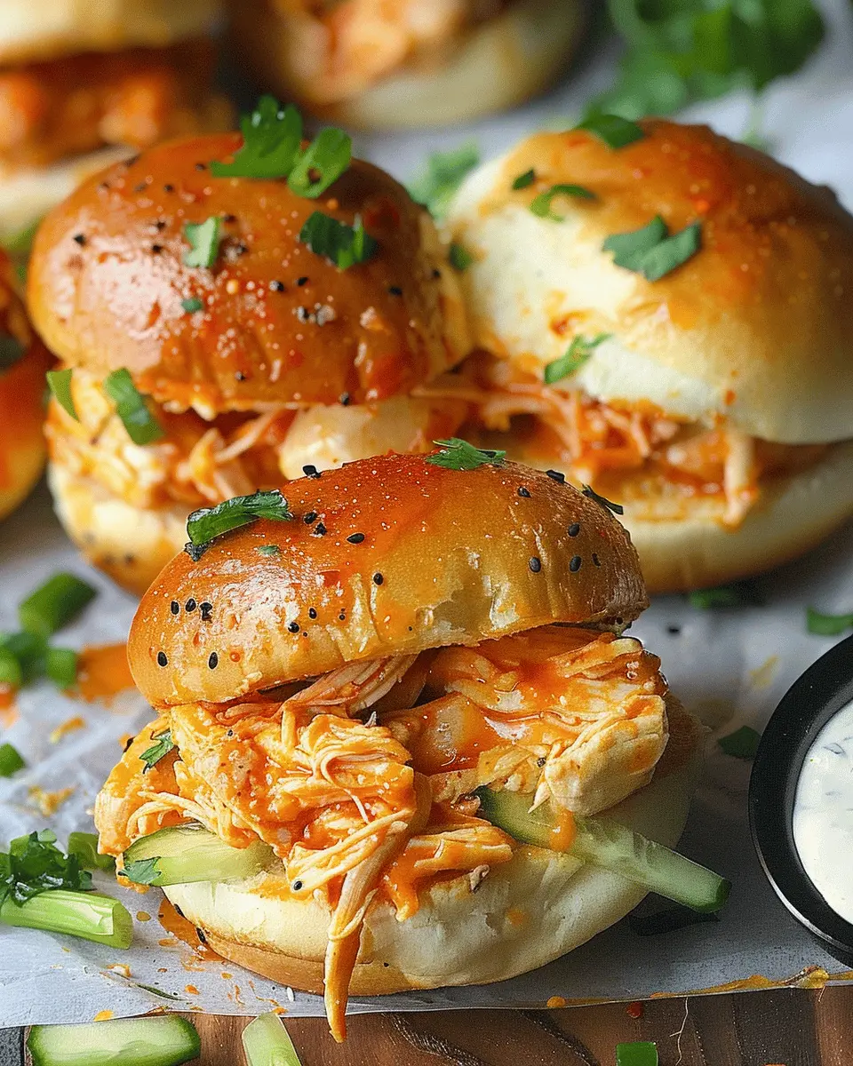 Spicy Buffalo Chicken Sliders: Easy and Irresistibly Delicious