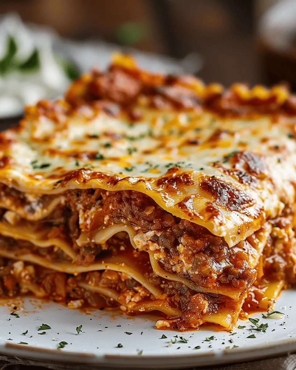 Homemade Lasagna: Indulge in a Flavorful Family Favorite