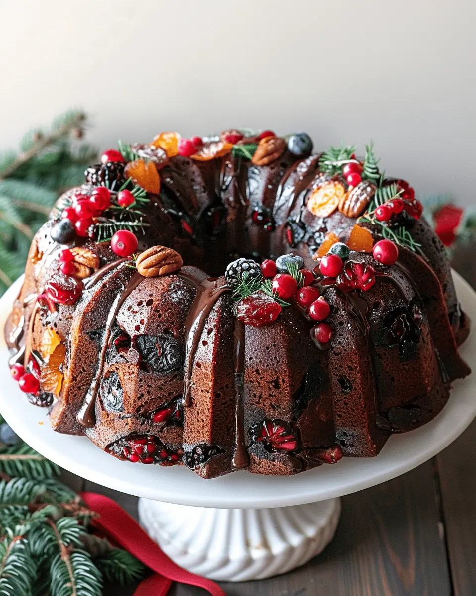 Healthy Christmas Fruit Bundt Cake: A Guilt-Free Holiday Treat