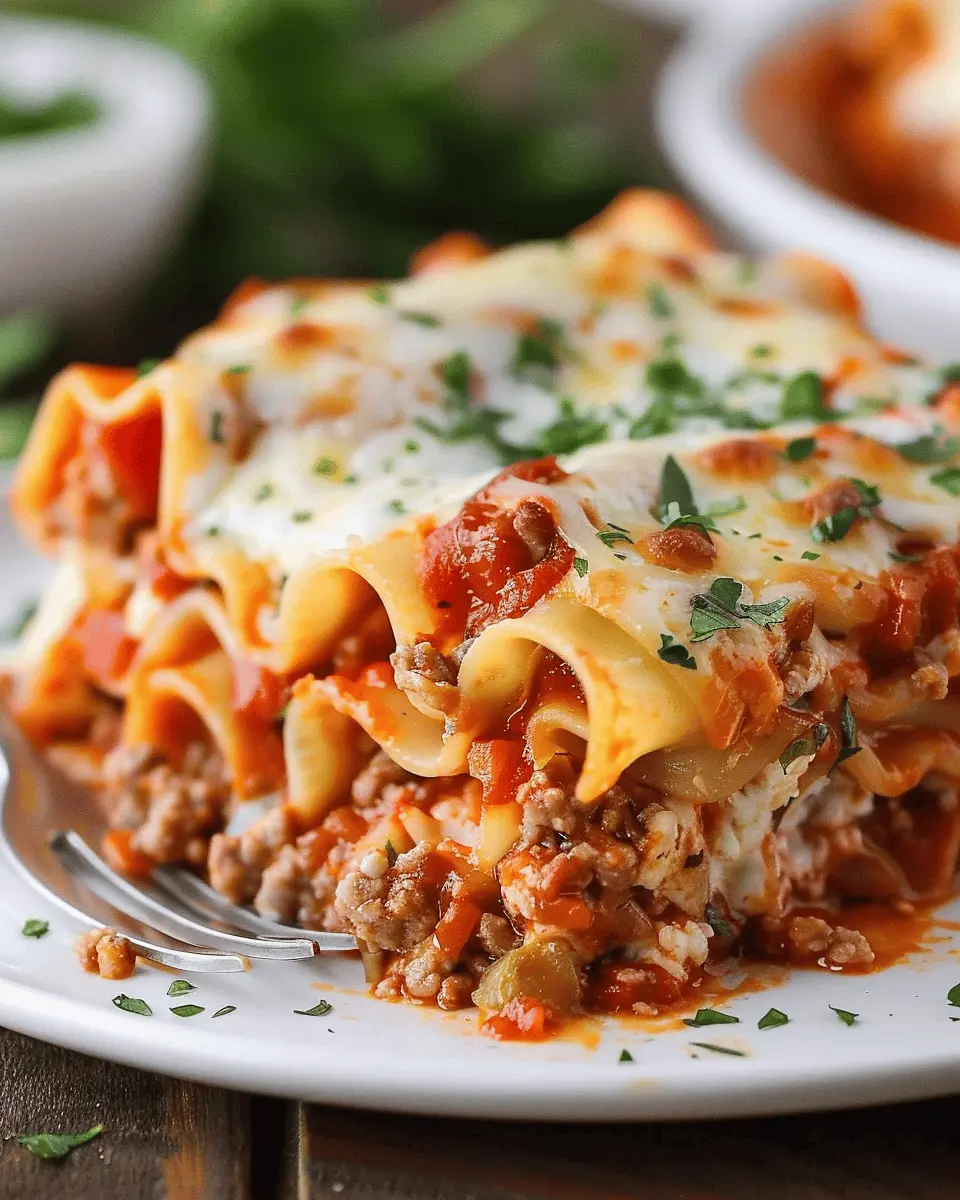 Lasagna Roll Ups: Easy Turkey Bacon & Chicken Ham Delight