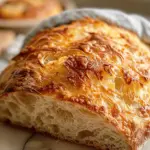 No-Knead Cheese Bread