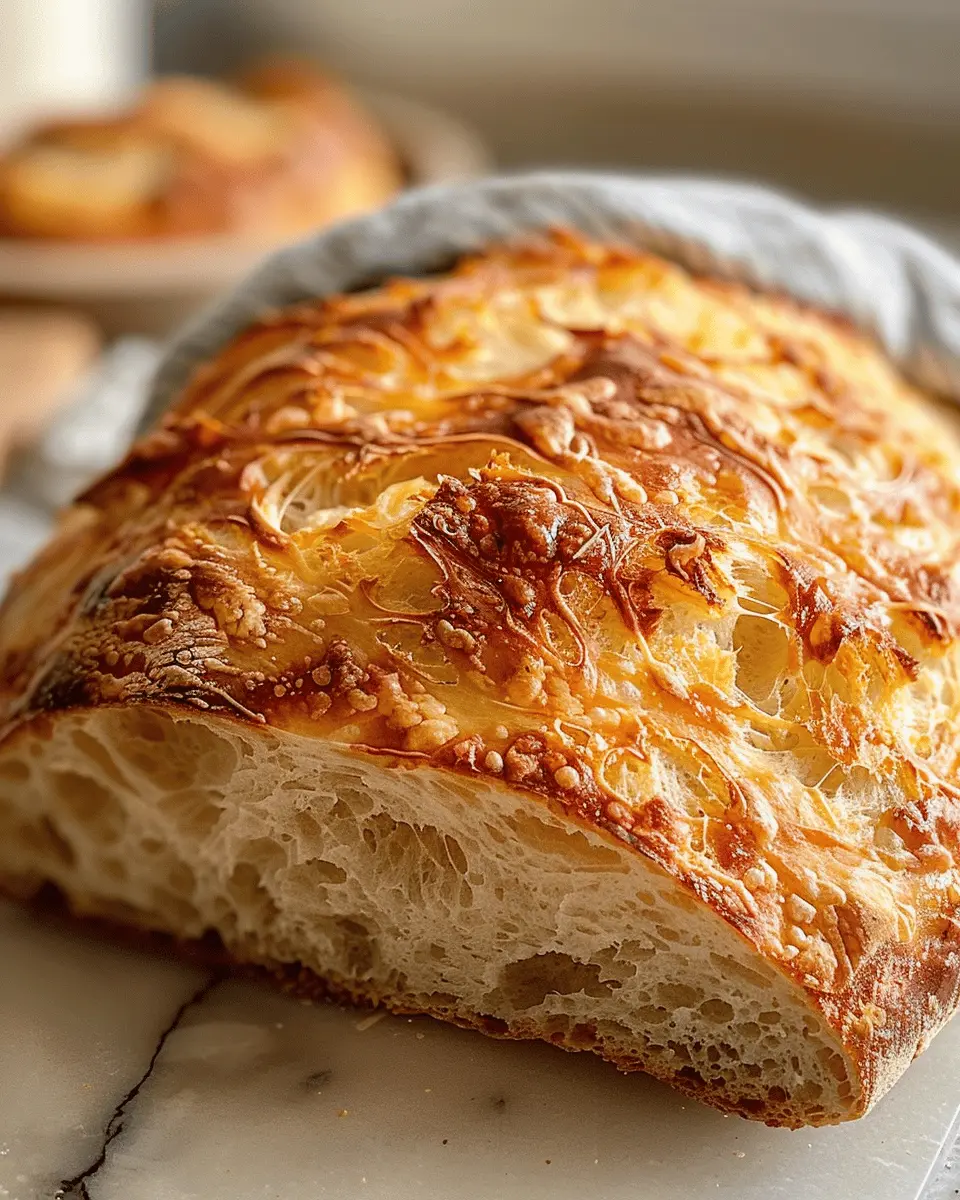 No-Knead Cheese Bread: The Easy Indulgence You’ll Crave
