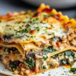 Mushroom And Spinach Lasagna Recipe