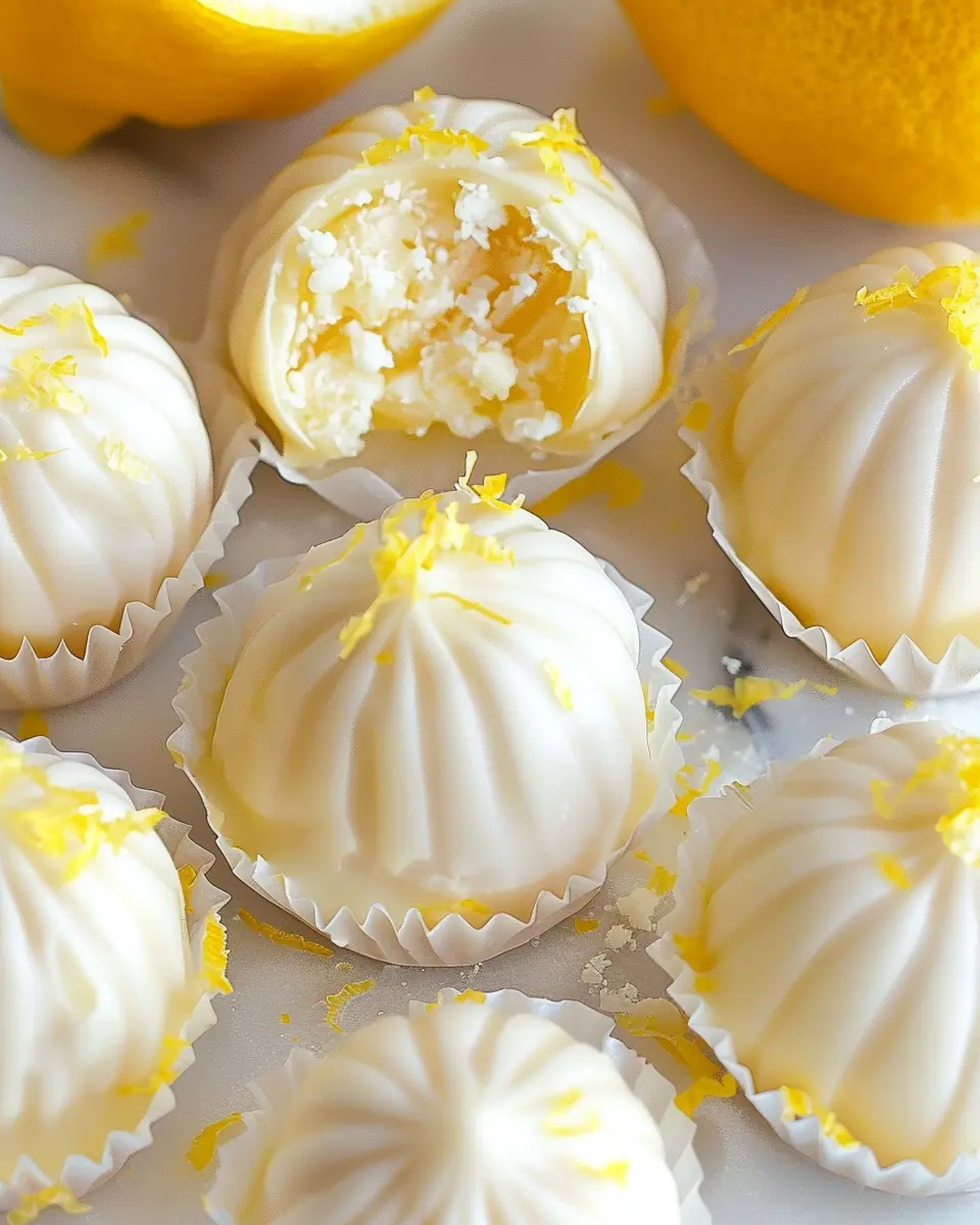 Lemon Truffles: Indulge in Easy, Zesty Homemade Delights