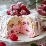 Raspberry Angel Food Cake