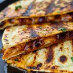 Blackstone Hot Honey BBQ Chicken Quesadillas