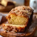 Vanilla Eggnog Bread with Crumb Topping