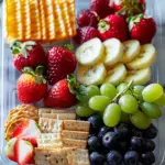 DIY Lunchables with Cheese, Crackers, and Fruit