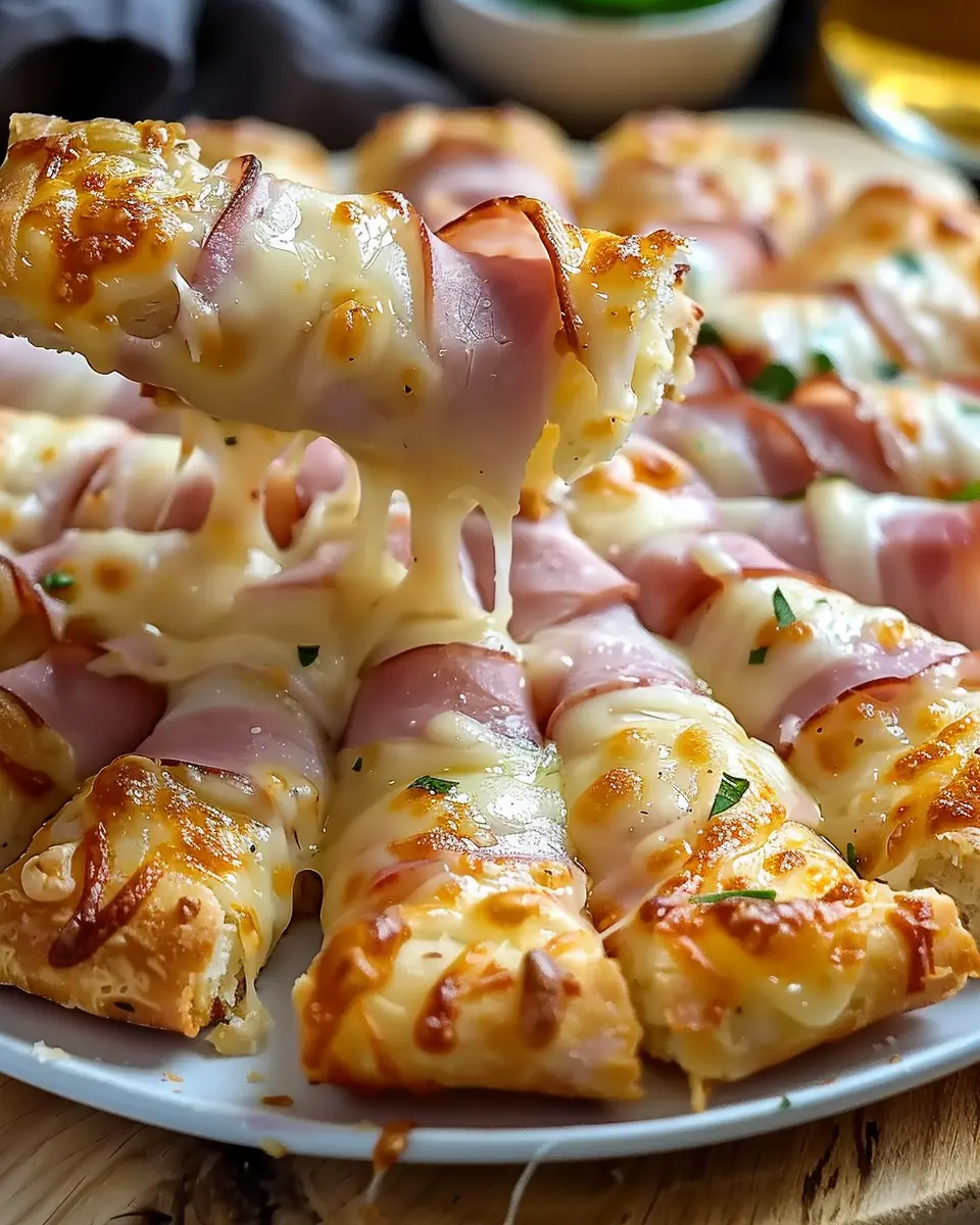 Ham and Cheese Sticks with Turkey Bacon: Easy and Delicious Snack