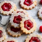 Raspberry Linzer Cookies