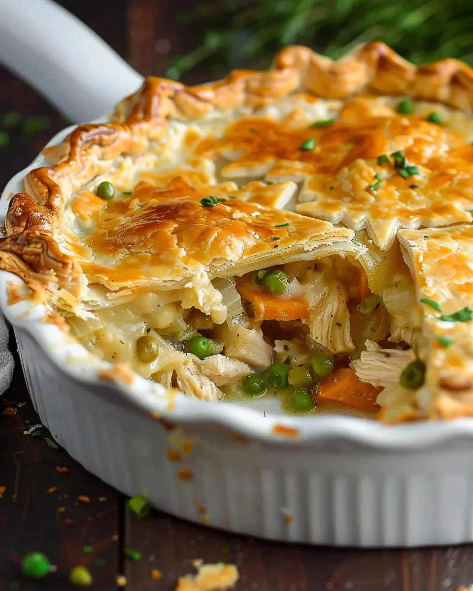 Chicken Pot Pie Recipe: Easy Comfort Food with Turkey Bacon Twist