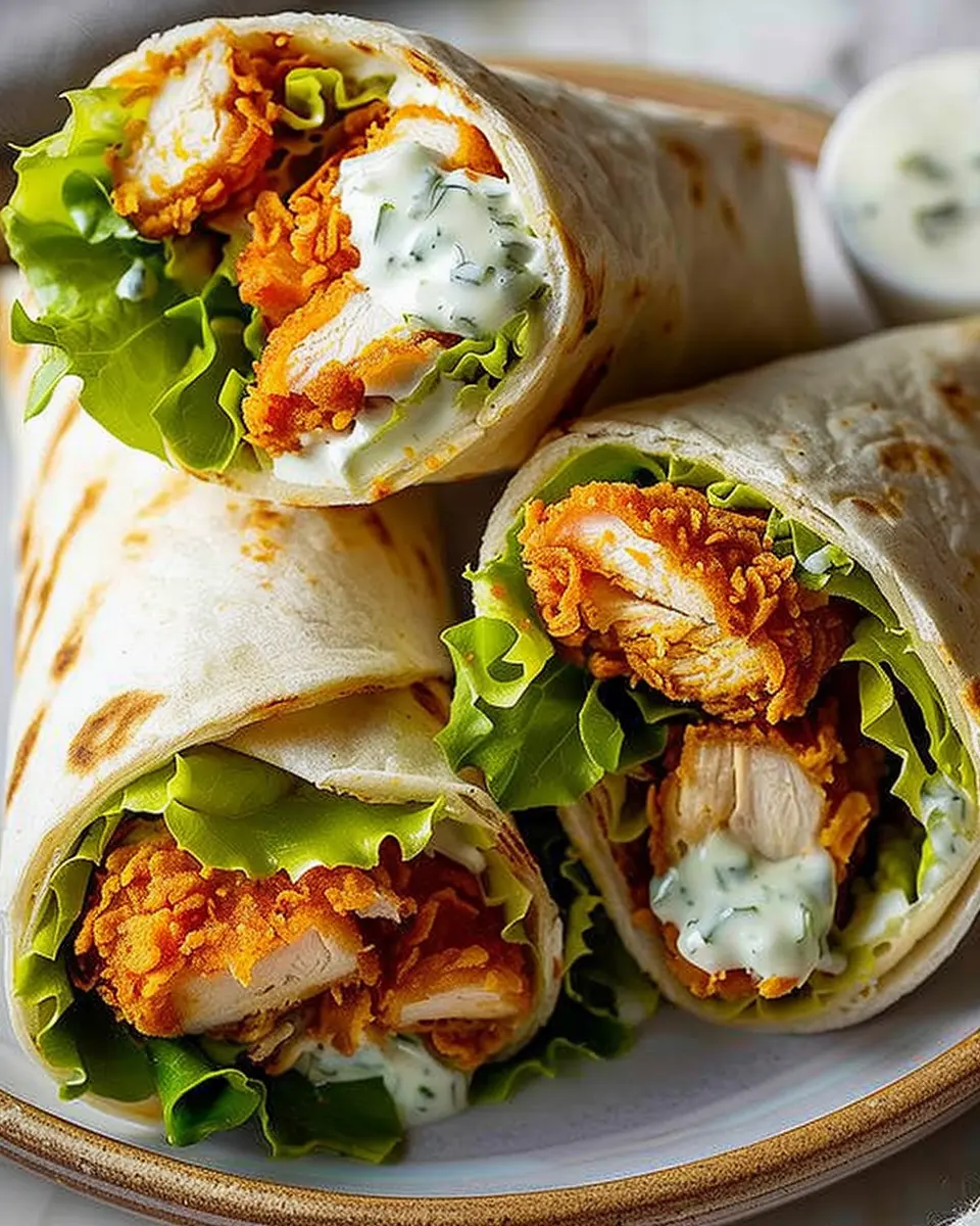 Crispy Chicken Wraps with Ranch: Easy, Flavorful Weeknight Delight
