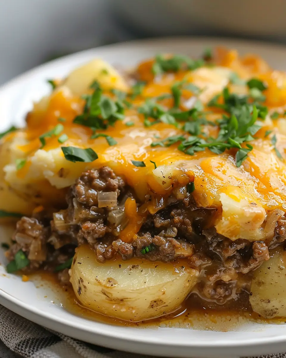 Crockpot Hamburger Potato Casserole: Easy Comfort Food Delight
