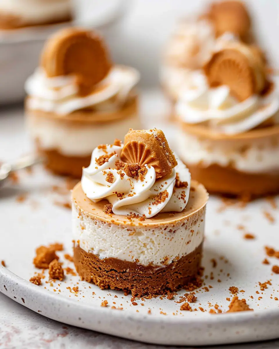 No Bake Mini Biscoff Cheesecakes: Easy Indulgence for All
