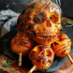 Halloween Skull Potatoes