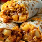 Cheesy Potato Burritos Comfort Meal Recipe