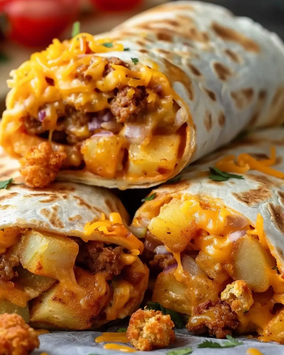 Cheesy Potato Burritos: Best Comfort Meal Recipe for Cozy Nights