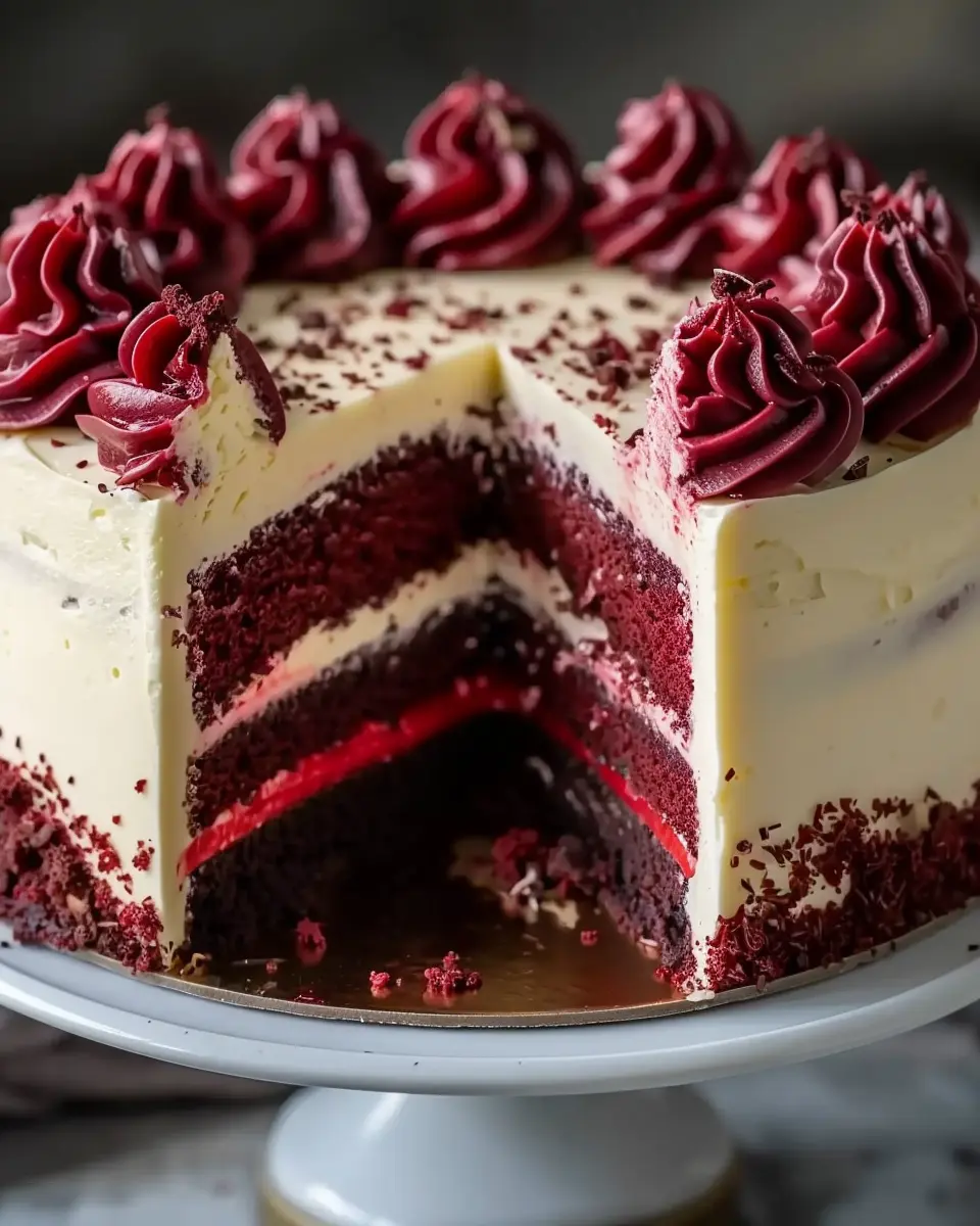 Red Velvet Cheesecake Layer Cake Recipe: Indulgent Delight for All