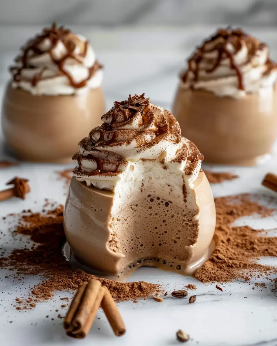 Gingerbread Latte Mousse Domes: Indulgent Holiday Dessert Delight