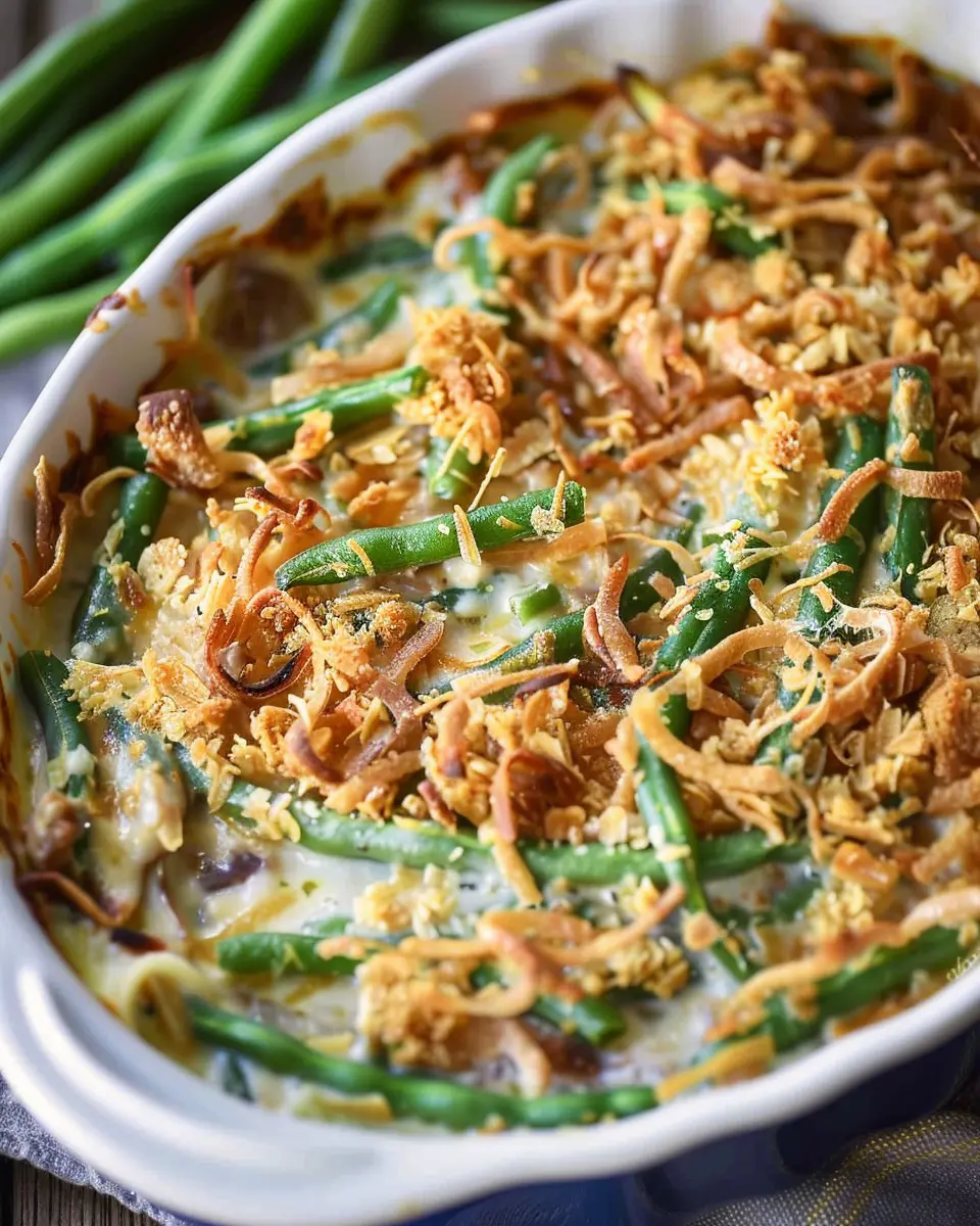 Campbells Green Bean Casserole: Easy Turkey Bacon Delight