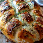 Garlic Herb Braided Bread