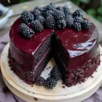 Blackberry Velvet Gothic Cake