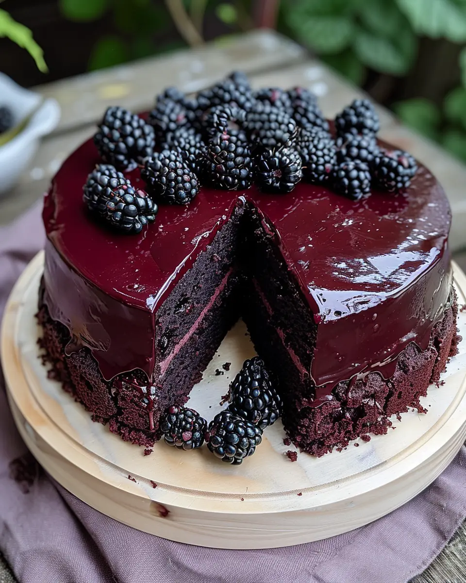 Blackberry Velvet Gothic Cake: Indulgent Delight for All Occasions