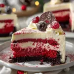 Christmas Red Velvet Cheesecake