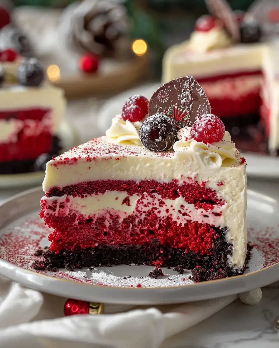 Christmas Red Velvet Cheesecake: An Indulgent Holiday Delight