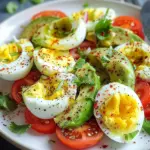 Workout Egg Avocado Salad