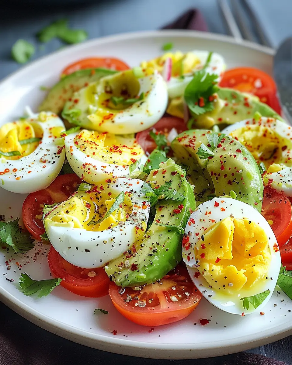 Workout Egg Avocado Salad: Easy, Protein-Packed Delight